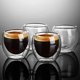 thumbnail image 4 of Nuevo 1/4/6 Uds vaso de chupito de doble pared taza de café Espresso de doble pared 80ml /250ML/350ML/450ML Adepaton 2030122-1, 4 of 4