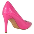 thumbnail image 3 of TOP MODA Shoes Women Stiletto High Heel Classic Pumps Pointed Toe MONROE-1 Hot Pink Fuchsia Patent 10, 3 of 3