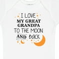 thumbnail image 4 of Inktastic I Love My Great Grandpa to the Moon and Back Boys or Girls Baby Bodysuit, 4 of 5