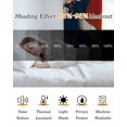 thumbnail image 5 of Japanese Style Blackout Curtains for Bedroom/Living Room, Thermal Insulated Kitchen Curtains, Modern Cranes Cherry Flower Wave Navy Blue Grommet Darkening Window Treatment Drapes 27.5"x39"x2, 5 of 8