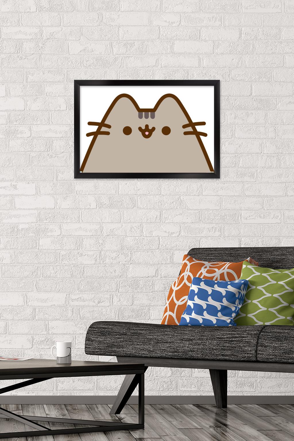 Pusheen - Surprise Wall Poster, 14.725" x 22.375" Framed