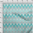 thumbnail image 2 of oneOone Viscose Chiffon Fabric Chevron Ikat Decor Fabric Printed BTY 42 Inch Wide, 2 of 4