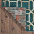 thumbnail image 3 of Avalon Home Lakeland Geo Tile Teal Indoor/Outdoor Area Rug, 3 of 3