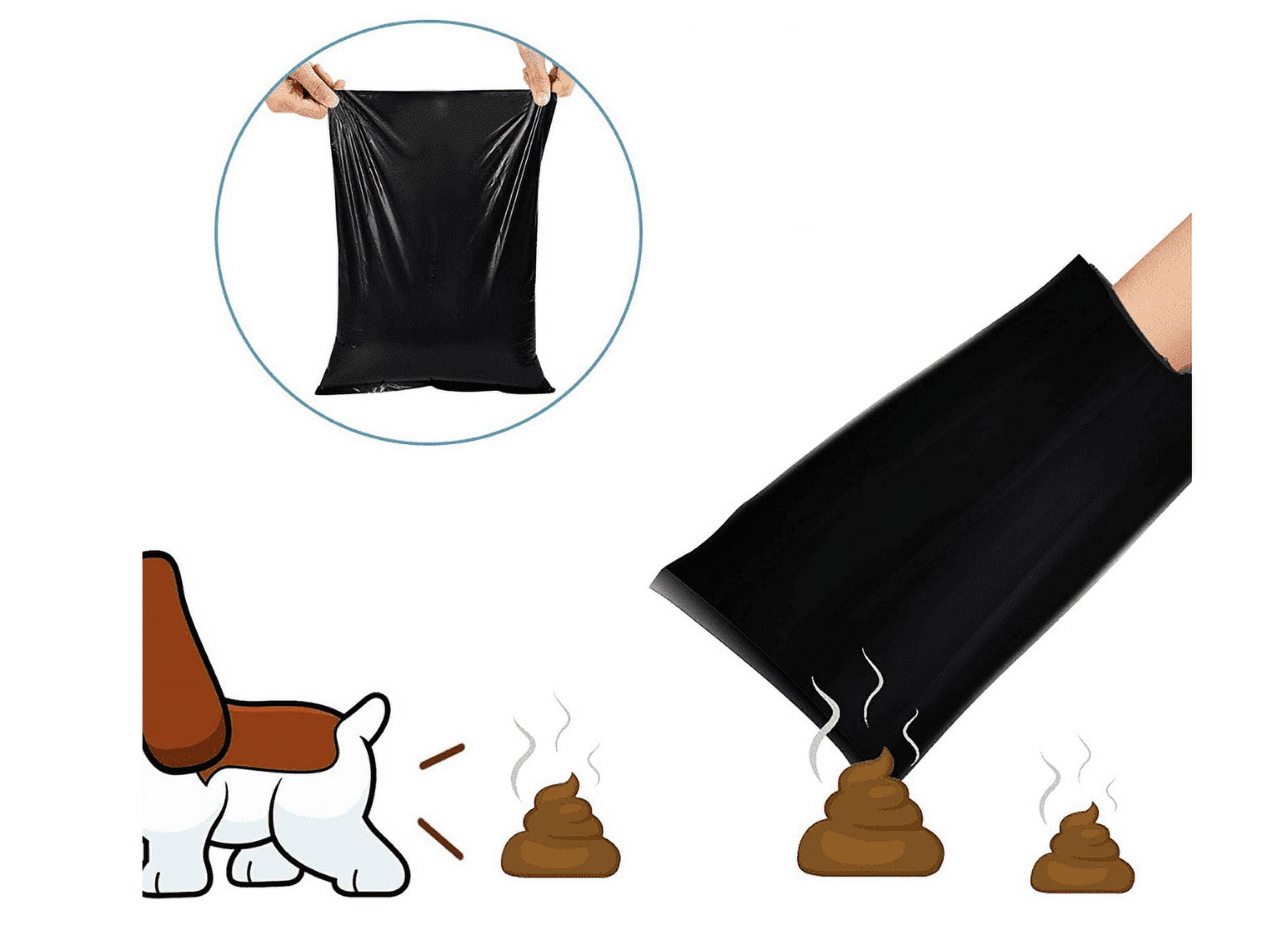 Dog Poop Bags,Extra Thick and Strong Pet Waste Bags for Poop, Opaque Leak Proof Bag, 16 rolls in a box， 9 x 13 inch