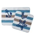 thumbnail image 2 of Sweet Home Collection Beach Life Bath Accessory Collection 2 Piece Rug Set, 2 of 4