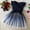 Blue, variant on ATOGUTA Party Dress for Girls Summer Ruffle Sleeve Party Tulle Dresses Blue, Size 3T-8