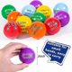 thumbnail image 3 of Motivational Stress Balls, 12pcs Inspirational Stress Balls 2 Inch Foam Balls With Positive Quetos For Kids And Adults Stress Relief Hand Exercise, 3 of 5