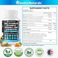 thumbnail image 3 of NAC Supplement N-Acetyl Cysteine 1000mg Vitamin C Vitamin D3 K2, Zinc, Sarracenia Purpurea 1000mg Quercetin 1000mg with L-Lysine, Elderberry, Holy Basil, Bee Propolis Bromelain Vegan Capsules USA, 3 of 5