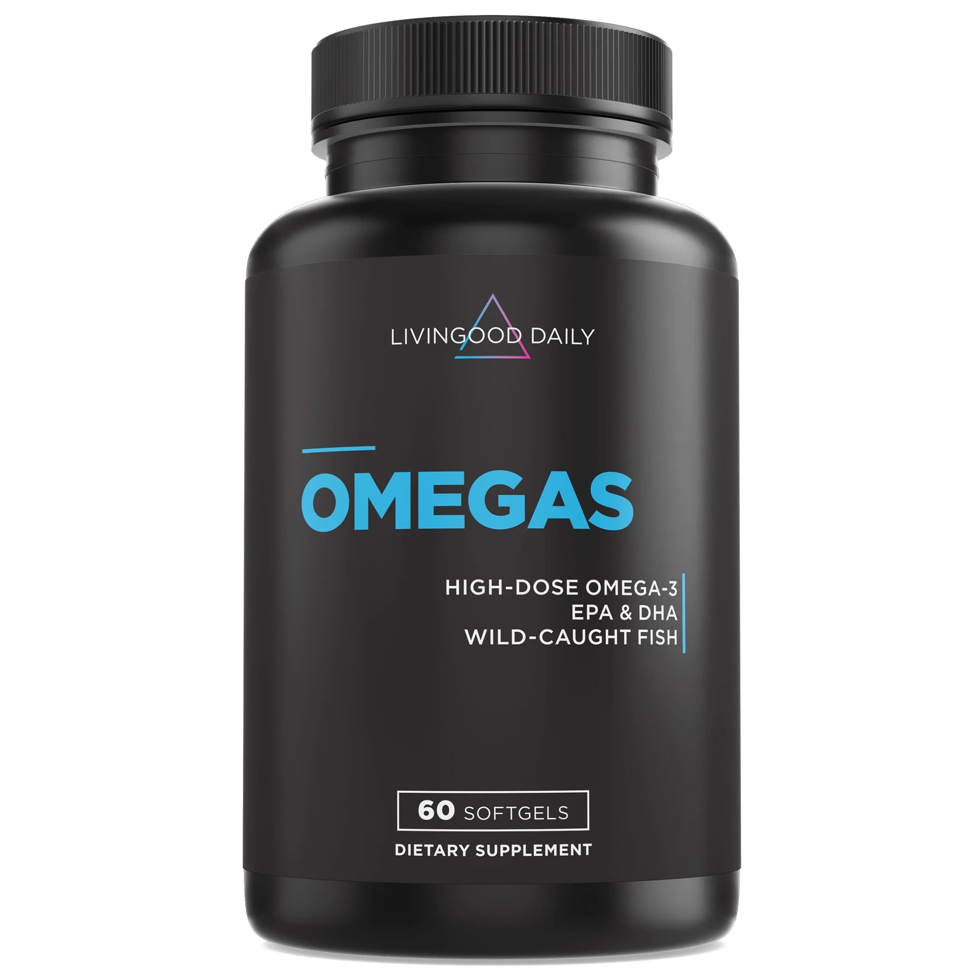 Livingood Daily Omegas Omega 3 Fish Oil Supplements with EPA & DHA