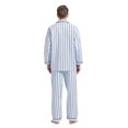 thumbnail image 3 of GLOBAL Men's Pajamas Sets 100% Cotton Flannel Sleepwear Long-Sleeve Top & Bottom, 3 of 5
