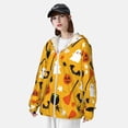 thumbnail image 3 of Kdxio Happy Halloween 3 Print Women Men Sun Protection UPF 50+ Jackets Zip Up Long Sleeve Hoodie Hiking Lightweight with Pockets, 3 of 7