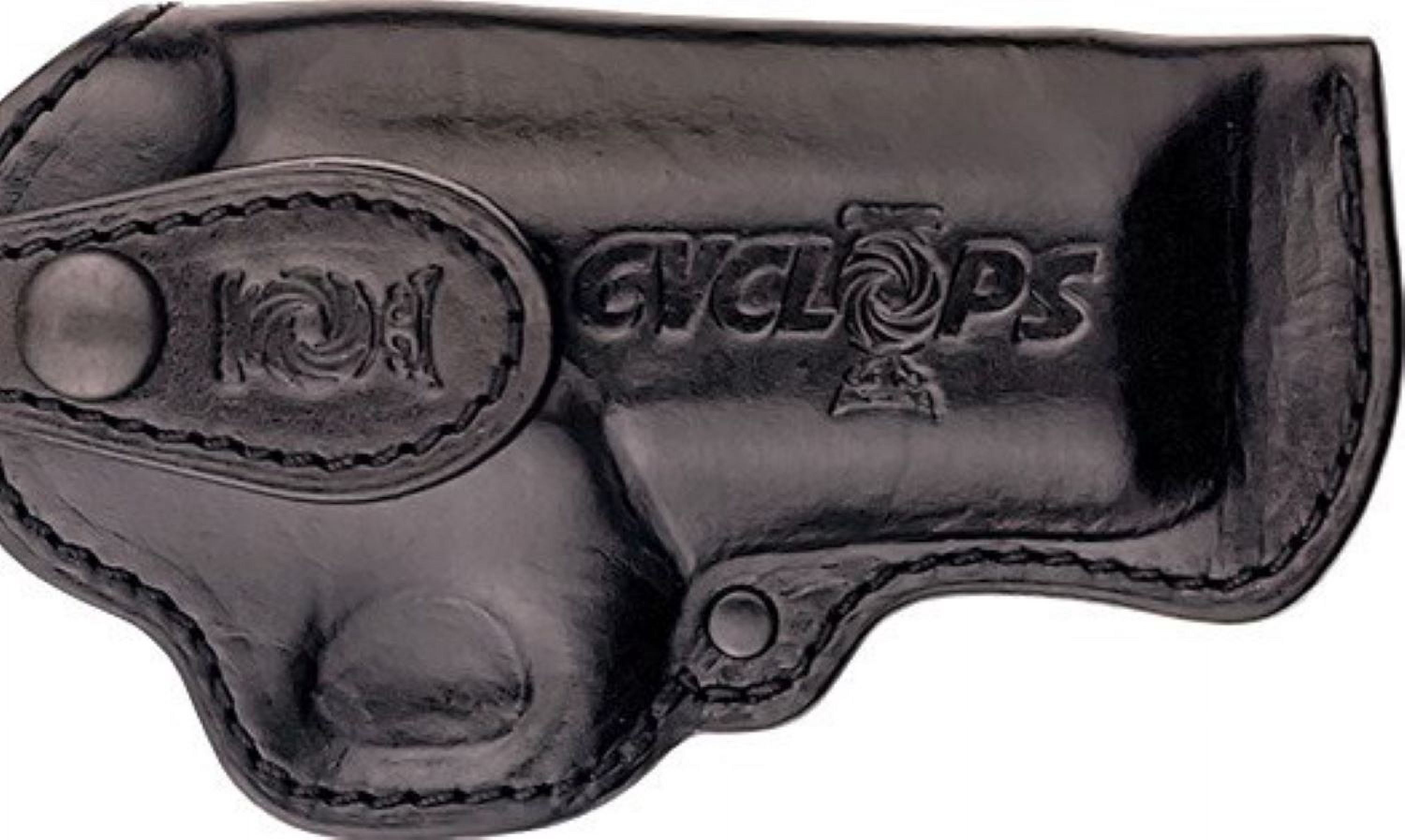 Bond Arms OWB Cyclops Leather Holster 4.25" 45-70 & 44MAG - Black - RH