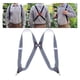 thumbnail image 1 of Hombres Correas elásticas Ganchos Botón Y en forma de adultos Heavy Duty Back Belt Pantalones Suspender Pants Suspender para Wedding Dance , GRIS Yinane Tirantes para hombre, 1 of 8