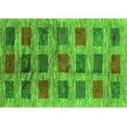 thumbnail image 1 of Ahgly Company Indoor Rectangle Abstract Green Contemporary Area Rugs, 8' x 12', 1 of 1