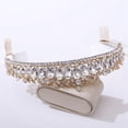 thumbnail image 4 of Wedding Crown Elegant Rhinestone - Bridal Party Crown Princess Tiara with Comb, 4 of 5