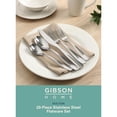 thumbnail image 2 of Gibson Home Hulton 20 Piece Flatware Silver Polish Silverware Set - Stainless Steel Utensils - Forks, Spoons, Knives, 2 of 5