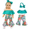 thumbnail image 3 of Set de ropa para muñecas ZQDOLL para muñeca americana de 18 pulgadas con 19 piezas, 3 of 9