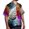 thumbnail image 2 of Mathematical Engineering Men's Printed Button Down Short Sleeve Casual Summer Beach Shirt - Unisex, 2 of 6