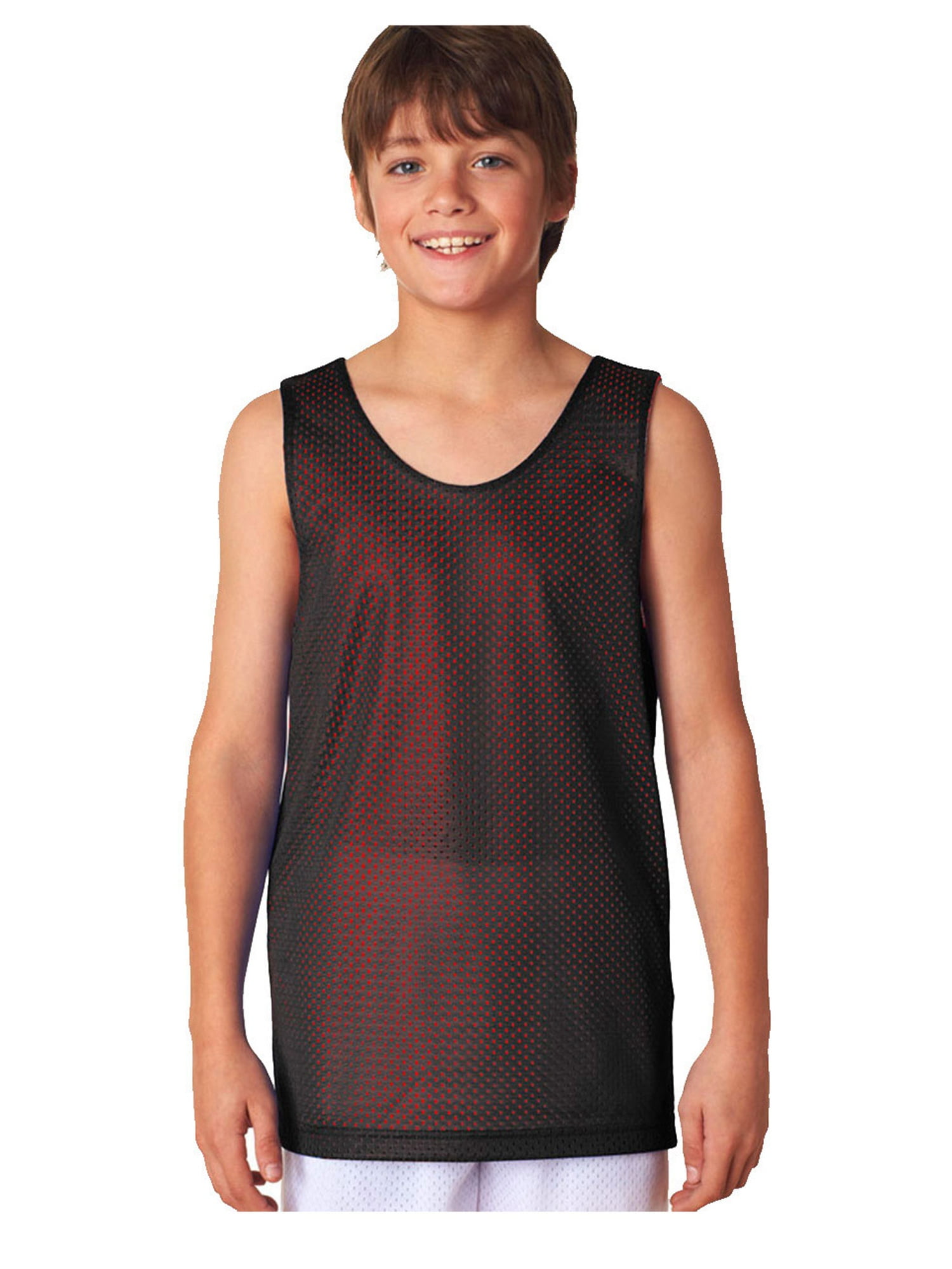 A4 A4 Big Boy's Reversible Moisture Management Mesh Tank Top, Style