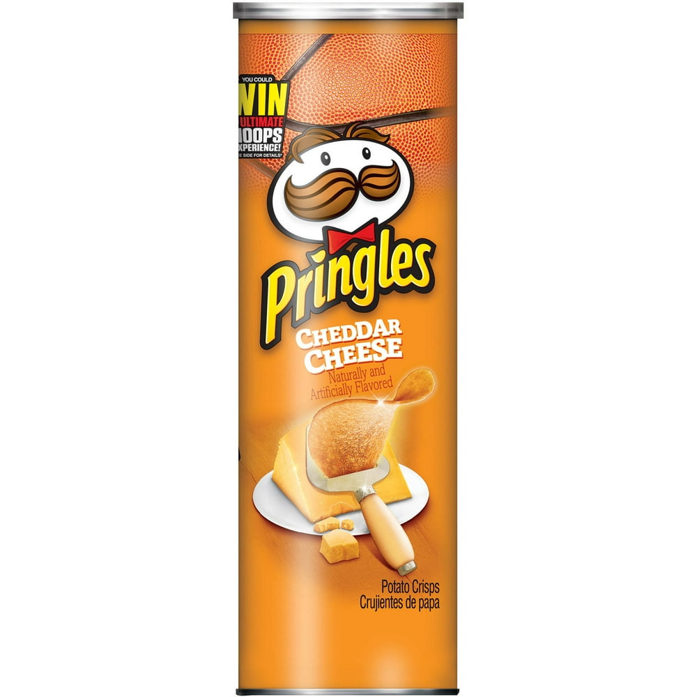 Pringles Cheddar Cheese Potato Crisps, 5.5 Oz. - Walmart.com - Walmart.com
