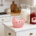 thumbnail image 5 of strola Toys Handmade Colored Glass Chicken Candy Jar, Farmhouse Kitchen Canister with Airtight Lid for Storage and Decor, 5 of 6