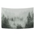 thumbnail image 6 of Yayeee Tapestry Wall Hanging for Bedroom 90" x 60" Living Room Home Wall Art Decor, Foggy Forest, 6 of 7