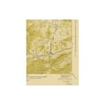 thumbnail image 2 of Topographical Map - Dellwood North Carolina Quad - USGS 1935 - Vintage Wall Art, 2 of 4