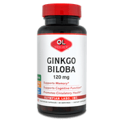 Olympian Labs Ginkgo Biloba Vegetarian Capsules, 120 mg, 60 count