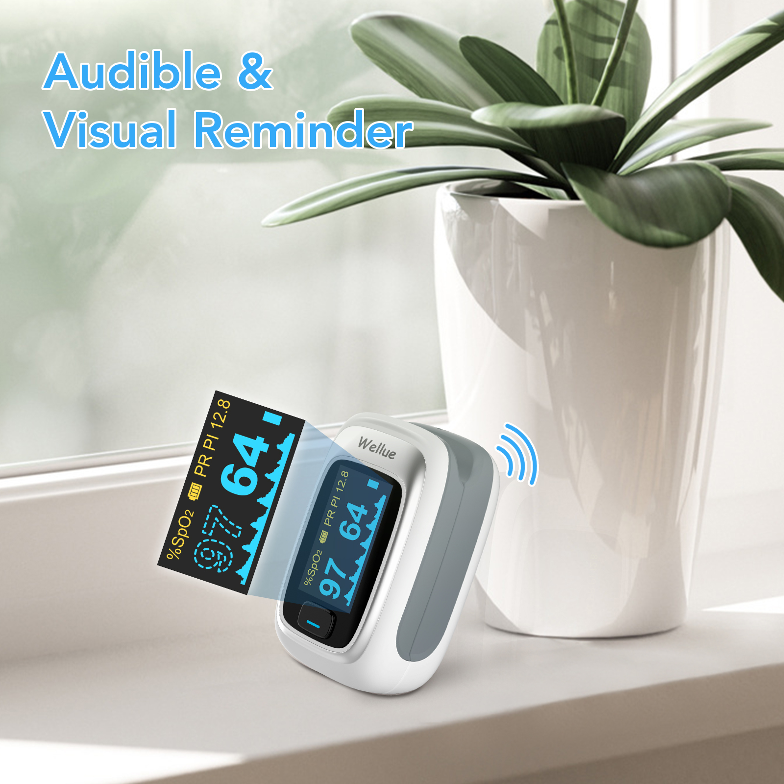 Vibeat Pulse Oximeter Bluetooth SpO2 Heart Rate Monitor photo 3