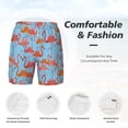 thumbnail image 5 of Lsque Mens Swim Trunks Flamingo Pattern - Bathing Suit Compression Liner - Beach Swim Shorts Swimwear - (S-3XL) - Stretch Quick Dry -XX-Large, 5 of 9