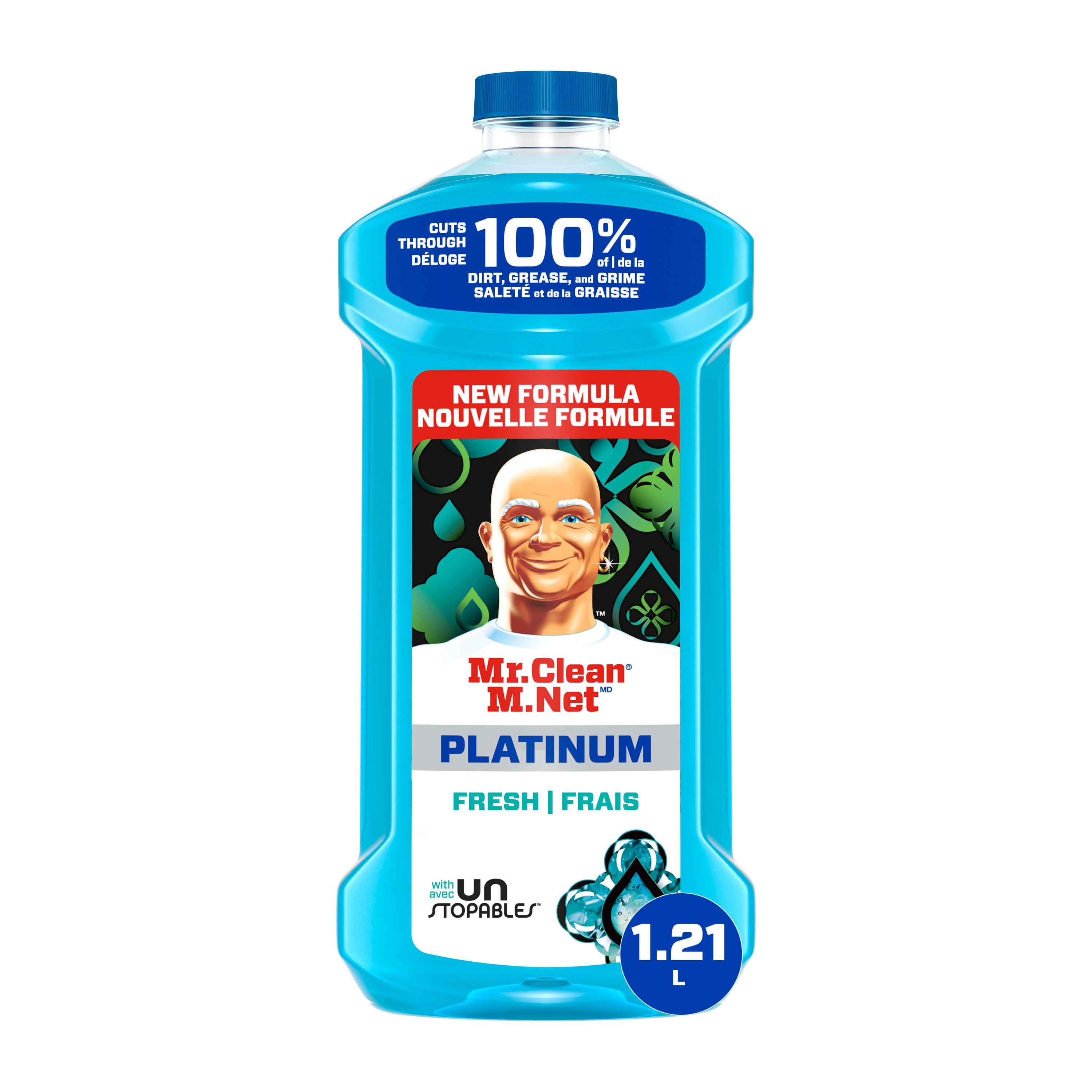 Mr. Clean All Purpose Cleaner, Floor Cleaner, Mop Soap, Cleaning Liquid, Unstopables, 1.21L, 1 Pack
