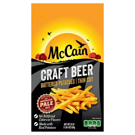 McCain Craft Beer Battered Fries, 22.0 OZ - Walmart.com