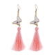 thumbnail image 3 of Elegante De Las Mujeres Boho Mariposa Borla Larga Gota Cuelga Hippie Gancho Pendientes Joyas, 3 of 9