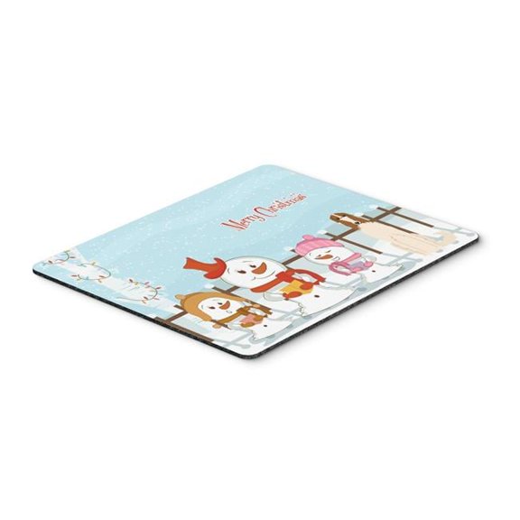 Carolines Treasures Merry Christmas Carolers Borzoi Mouse Pad - Hot Pad or Trivet