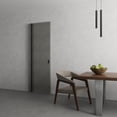 thumbnail image 5 of Hidden Barn | Planum 0011 Concrete | Sturdy Finished Flush Modern Doors | Magic Concealed Sliding Set 42" x 96", 5 of 5