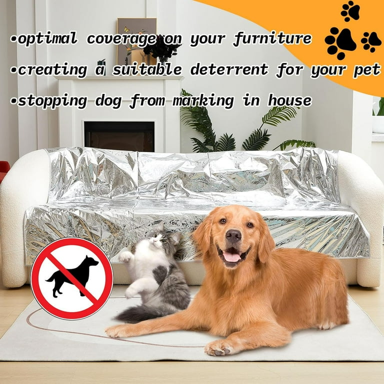 Pet Deterrent Mat to Keep Dogs Off Bed Couch and Furniture 72x56.3x0.04in Pain Free Couch Mat Non Electric Pet Repellent Mat Cats Dogs Couch Cover to Keep Pets Off Sofa Couch Khaki