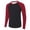 Black/ Red, variant on Migroa Men's Performance 3/4 Sleeve Baseball Tee – Moisture Wicking Athletic Top, Dry-Fit Crew Neck Shirt for Training & Casual Wear Under $20, White/ Red Xxl