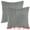 Grey, variant on Unique Bargains 4 Pcs Checkered Faux Fur Plush Throw Pillow Covers Home Decor Pillowcases Grey 12" x 20"