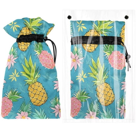 

Josid Cartoon Pineapple Reusable Outdoor Faucet Insulation Covers Waterproof and Freeze-Resistant Spigot Protector Bags 2 Pack 11 x 6.9