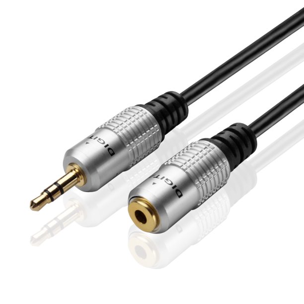 Aux Headphone 3 5mm Extension Cable 3 Feet Male To Female Extender Audio Auxiliary Jack Adapter Wire Cord Plug Connector For Iphone Ipod Ipad Smartphone Tablet Home Car Speaker System Walmart Com