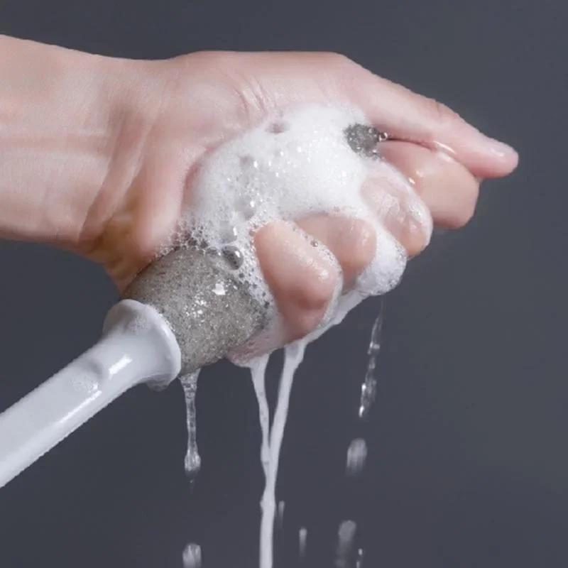 Long Handle Sponge Bottle Brush Flexible Cleaning Tool for Narrow Neck Cups and Jugs Kitchen Use