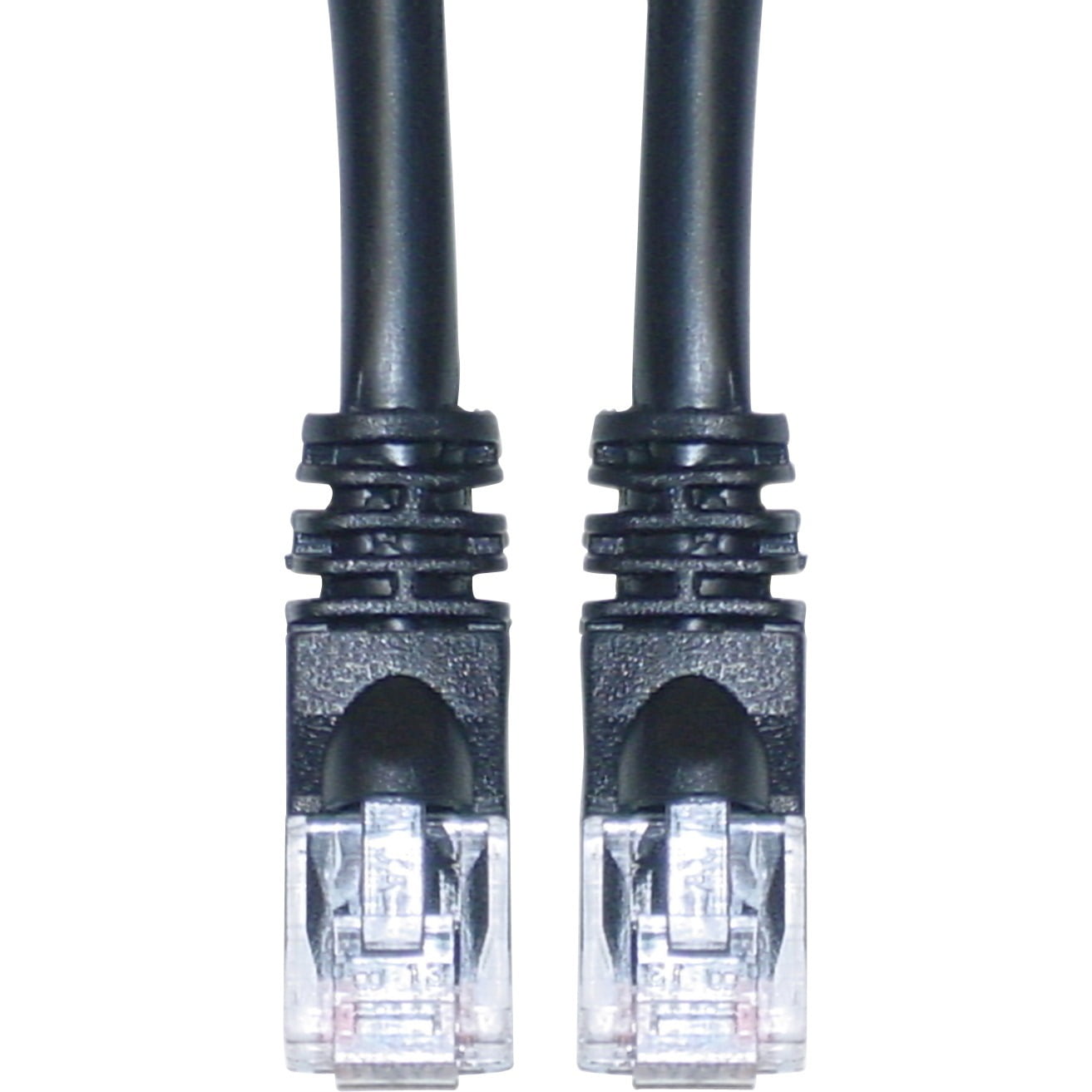 CableWholesale Cat6 Black Patch Cable, Snagless/Molded Boot