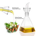 thumbnail image 4 of HAIZEEN 17oz Glass All-Purpose Cruet, Glass Oil Decanter and Cruet (Pyramidal-17 oz), 4 of 4