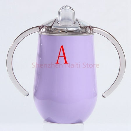 

New 9oz Thermos Flask Tumbler Water Bottle BPA Free Stainless Steel Baby Sippy Cup Kids Pacifier Insulated Milk Cup Travel Mug