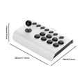 thumbnail image 2 of Controlador Joystick Conexión 3 Modo para PS4/PS3/Xbox One/Switch () Blanco, 2 of 9