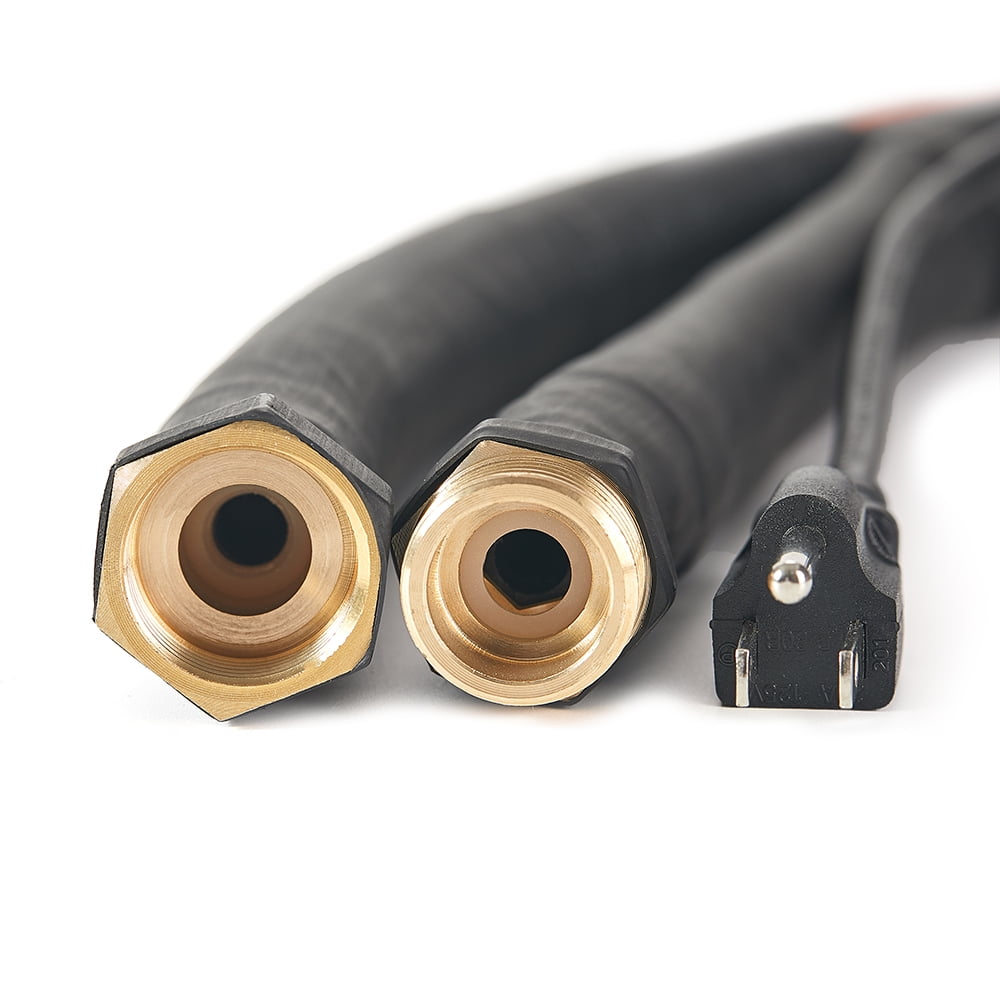 H&G lifestyles 50ft Heated Drinking Water Hose for RV , Freeze Protection Down to -40F, RV Heated Hose Blue