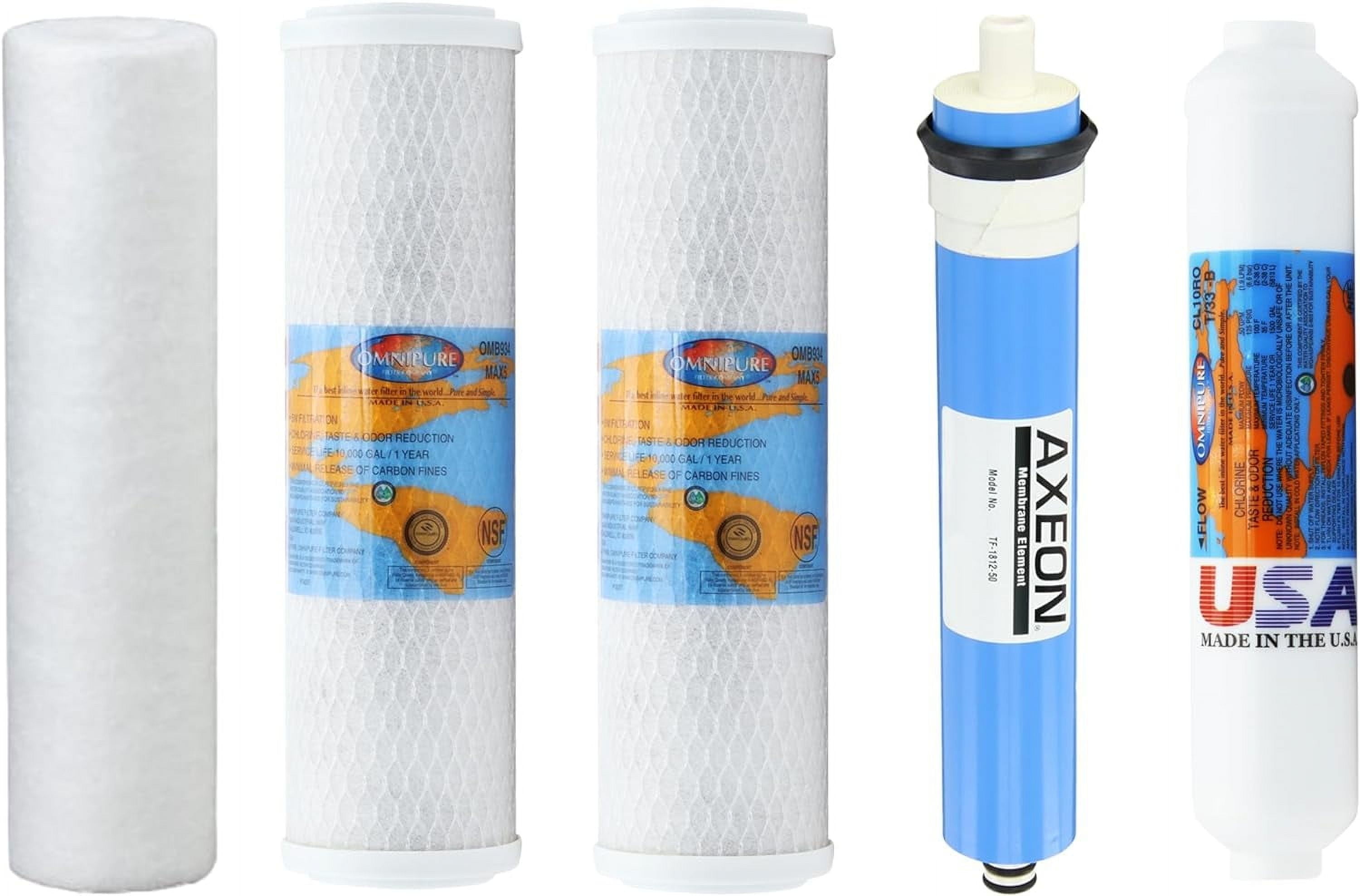 Proline Gold RO Filter Compatible Replacement Kit with Reverse Osmosis Membrane