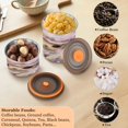 thumbnail image 6 of 17OZ Food Storage Can - Keep Coffee Tea Flour & More Fresh - Ideal for Cereal Nuts & Pet Food Elegant and Cute Little Sheep, 6 of 9