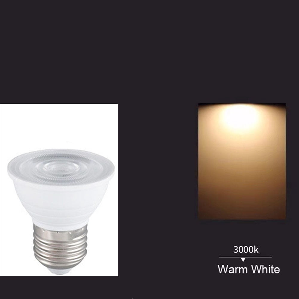 PAR16 LED Light Bulb Short Neck 3000K,Dimmable,5W, 500LM, LED Flood Lights (50W Halogen Bulb Equivalent) Recessed Spotlights Floor Lamp,E26 Screw Base Pot Ceiling Lights,10 Pack Warm Whte