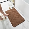 thumbnail image 1 of TIMIFIS Tapis de Salle de Bain Tapis de Porte d'Entrée Tapis de Sol Antidérapant Lavable à la Machine Éponge Absorbante Coussinet Doux Porte d'Entrée, 1 of 3